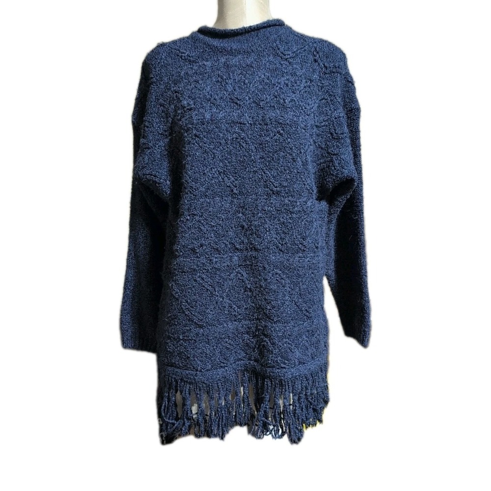 Vintage Carriage Court Sport Womens Knit Sweater Tassel 80s/90s Y2K Grandmacore